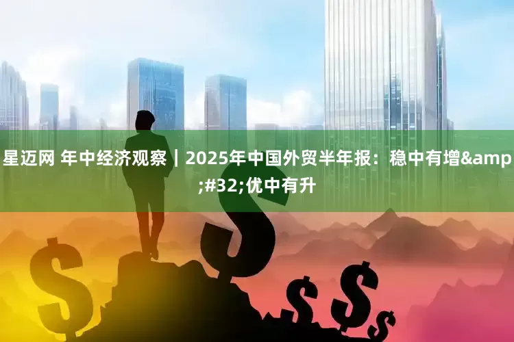 星迈网 年中经济观察｜2025年中国外贸半年报：稳中有增&#32;优中有升